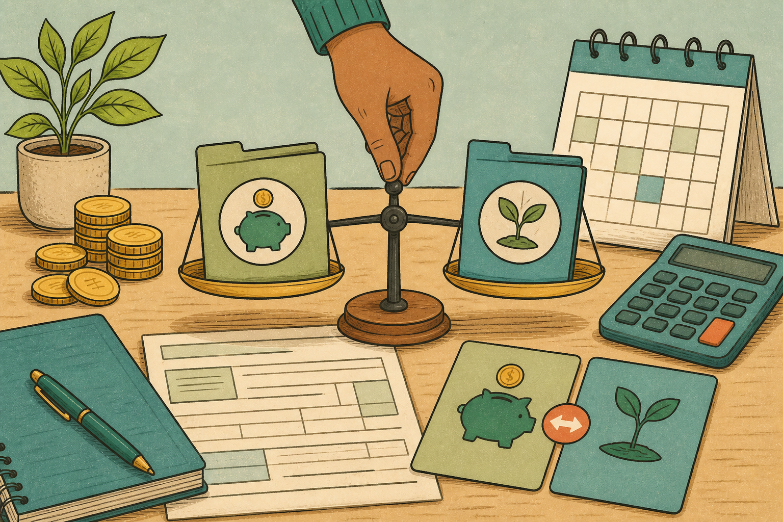 Pick Roth or Traditional — See the Tax Bill illustration